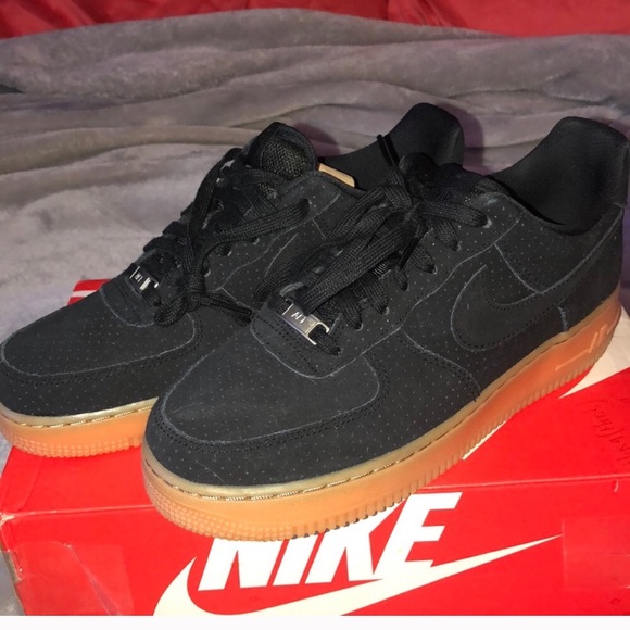 black suede air force 1 womens